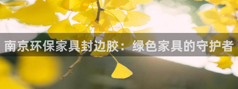 杏耀注册登陆：南京环保家具封边胶：绿色家具的守护者