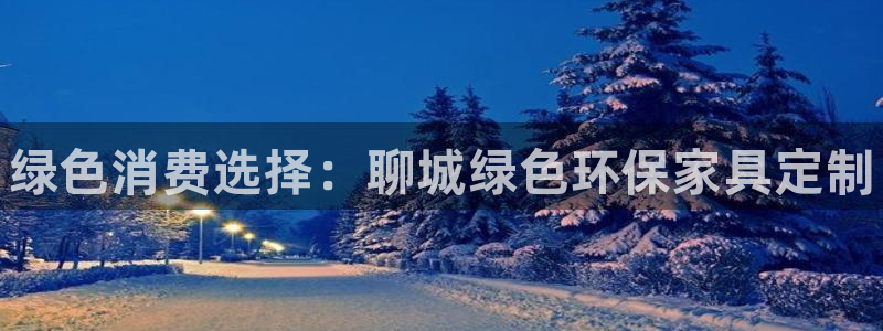杏耀管网登录：绿色消费选择：聊城绿色环保家具定制