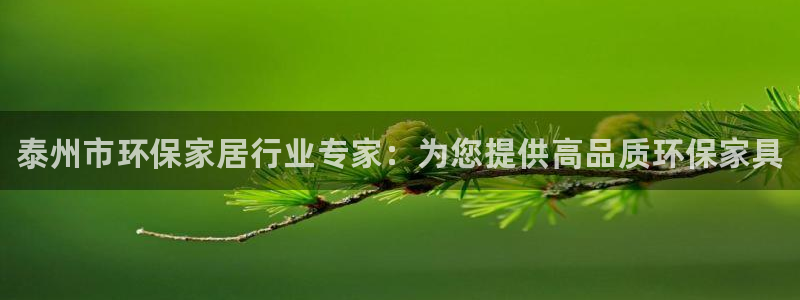 杏耀平台的专用通道：泰州市环保家居行业专家：为您提供高品质环